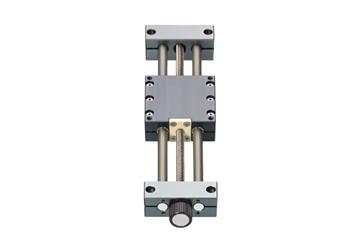 drylin® SHT linear module with lead screw mounted with ball bearings, zero backlash