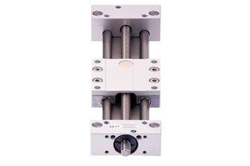 drylin® SLW linear module with lead screw mounted with ball bearings