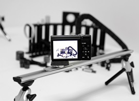 Camera slider and product holder
