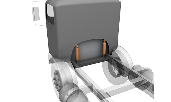 Driver's cab bearing